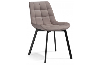 Стулья на металлокаркасе Челси 360 светло-серый (ZD 960) / белый