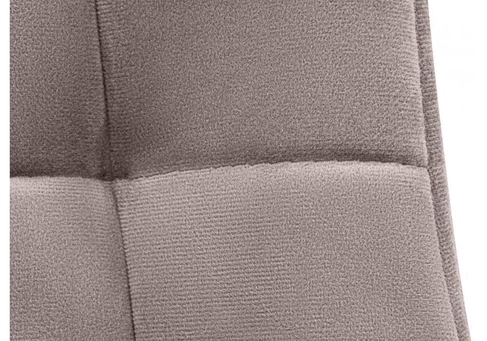 Стул на металлокаркасе Стронг вращающийся латте велютто 08 / черный каркас