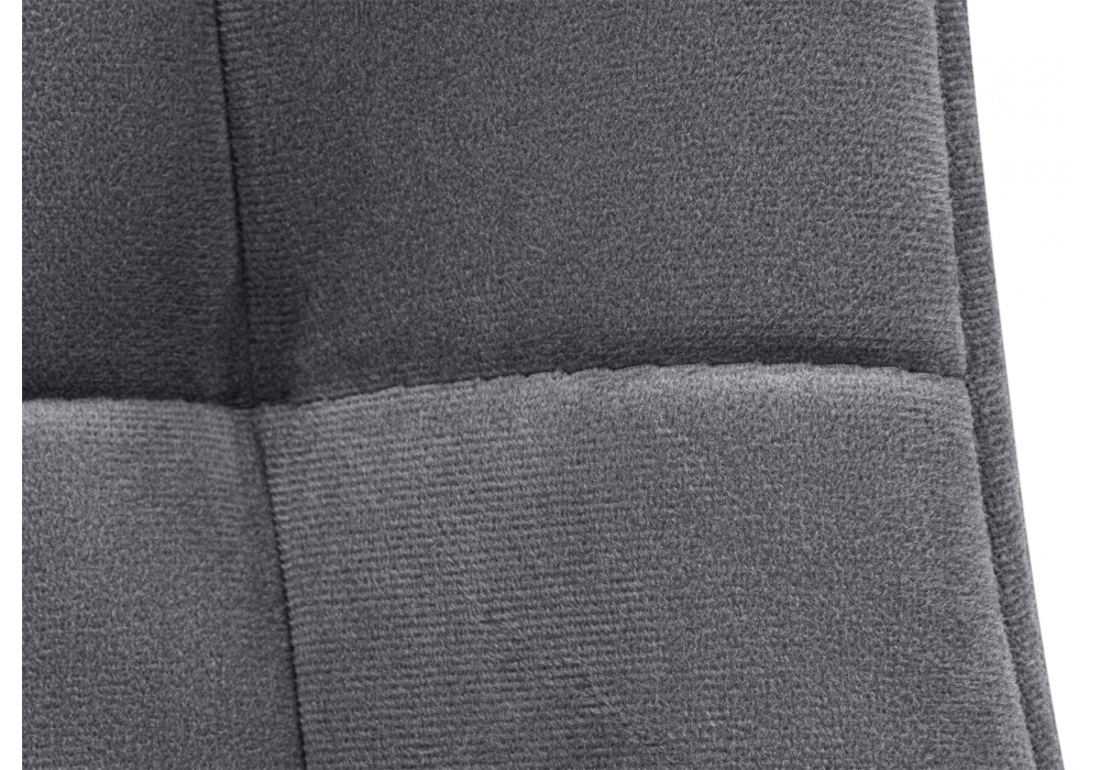 Стул на металлокаркасе Стронг вращающийся темно-серый велютто 32 / черный каркас