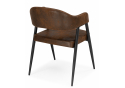 Стул на металлокаркасе Twin brown / black