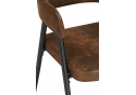 Стул на металлокаркасе Twin brown / black