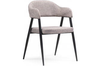 Стул на металлокаркасе Twin gray / black