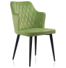 Стул на металлокаркасе Velen dark green