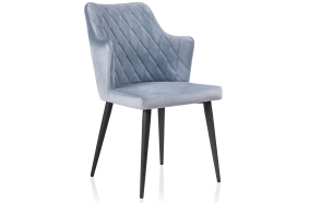 Стул на металлокаркасе Velen light blue