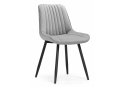 Стул на металлокаркасе Вейв светло-серый (hl 63) / 10К черный каркас