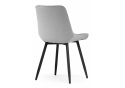 Стул на металлокаркасе Вейв светло-серый (hl 63) / 10К черный каркас