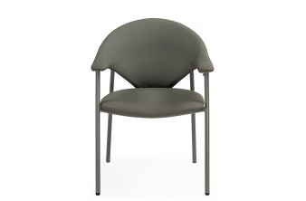 Стул на металлокаркасе Эолин бежевый (glory 03) / черный