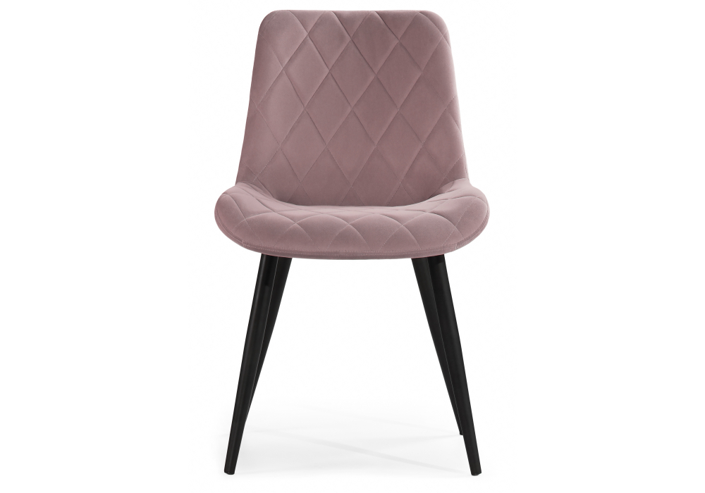 Стул на металлокаркасе Fox light purple / black