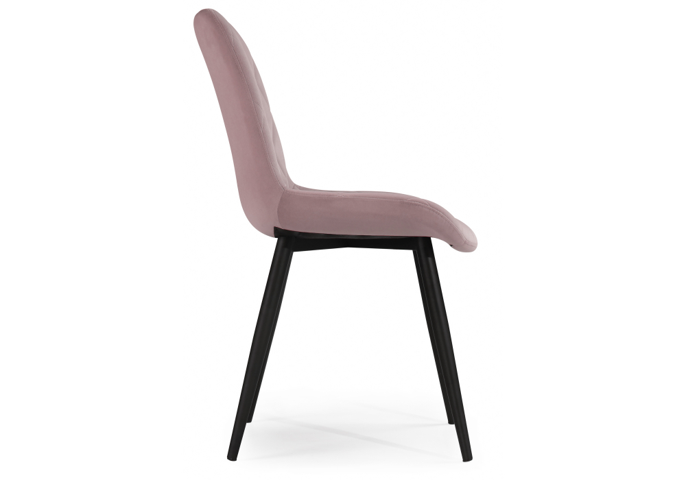 Стул на металлокаркасе Fox light purple / black