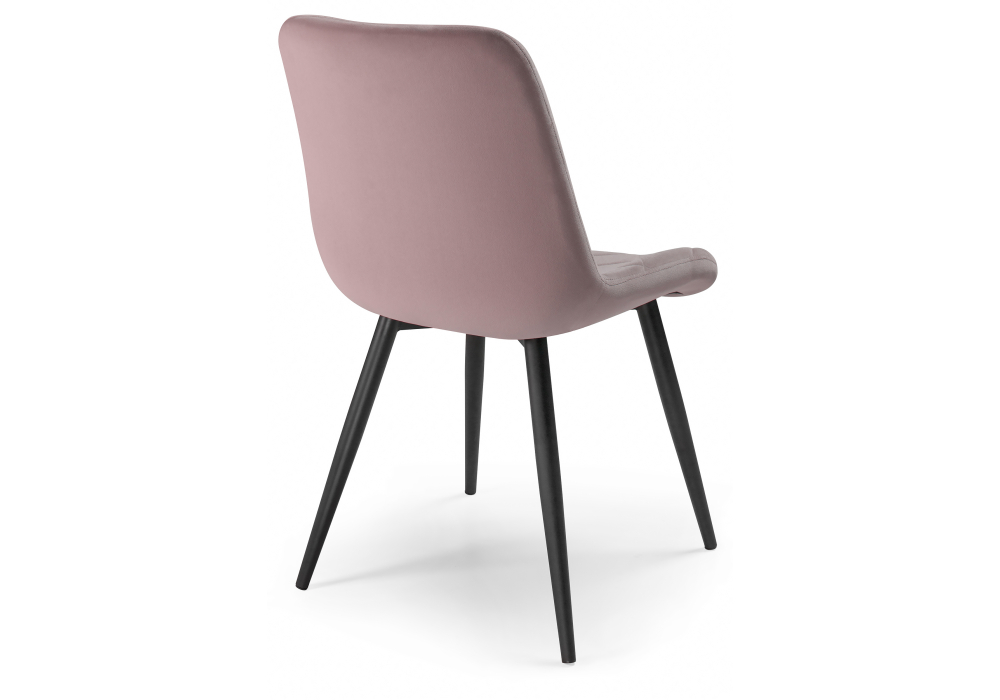Стул на металлокаркасе Fox light purple / black