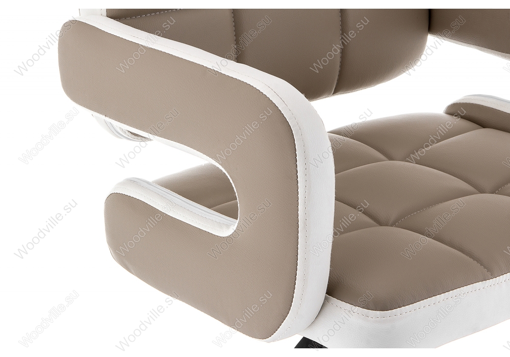 Барный стул Bent бежевый / белый