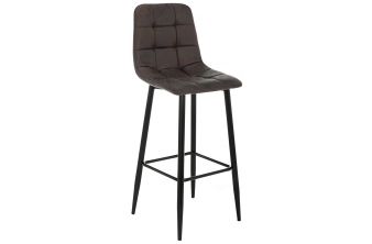 Барный стул Chio black / dark brown