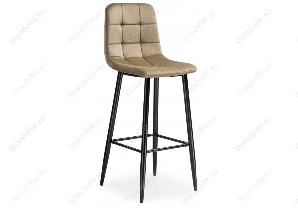 Барный стул Chio dark beige / black