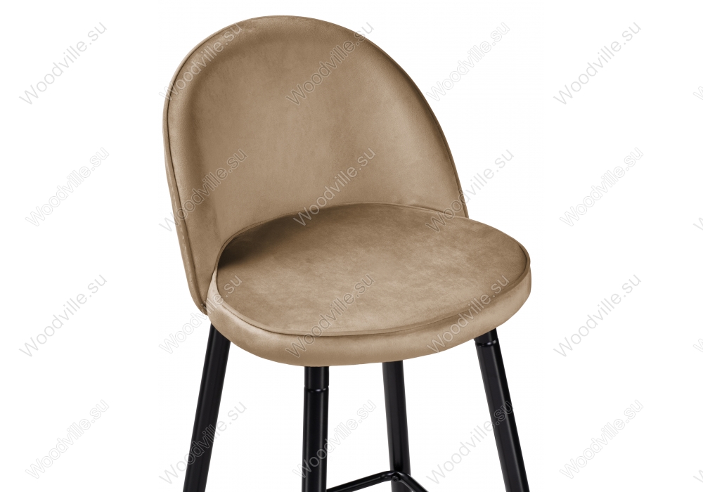 Барный стул Dodo 1 beige with edging / black