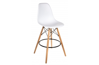 Барный стул Eames PC-007 белый