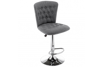 Барный стул Gerom fabric grey