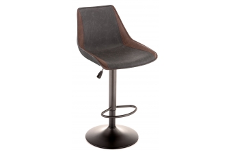 Барный стул Kozi серый / коричневый