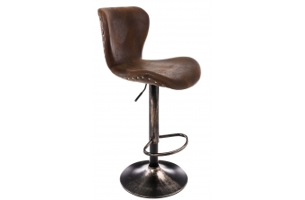 Барный стул Over vintage brown