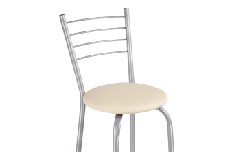 Барный стул Drezegomad серый полимер / светлый мусс