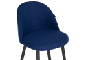 Барный стул Сондре темно-синий / черный каркас