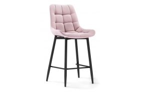 Барный стул Алст розовый / черный