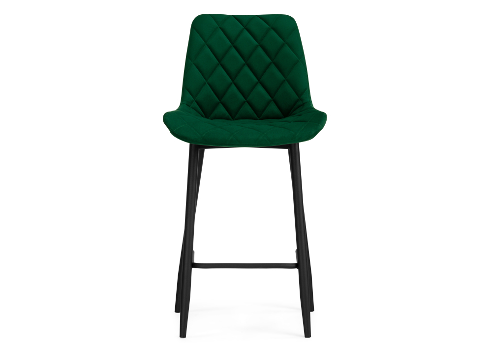 Полубарный стул Баодин Б/К зеленый / черный