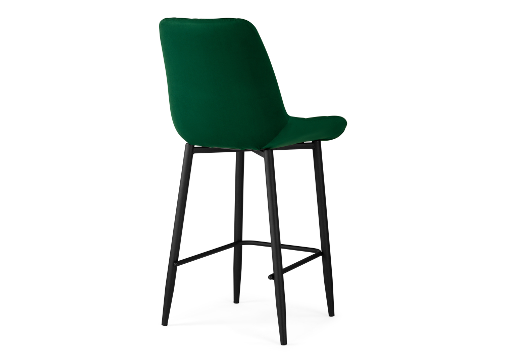 Полубарный стул Баодин Б/К зеленый / черный