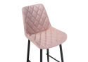 Полубарный стул Баодин К Б/К розовый / черный