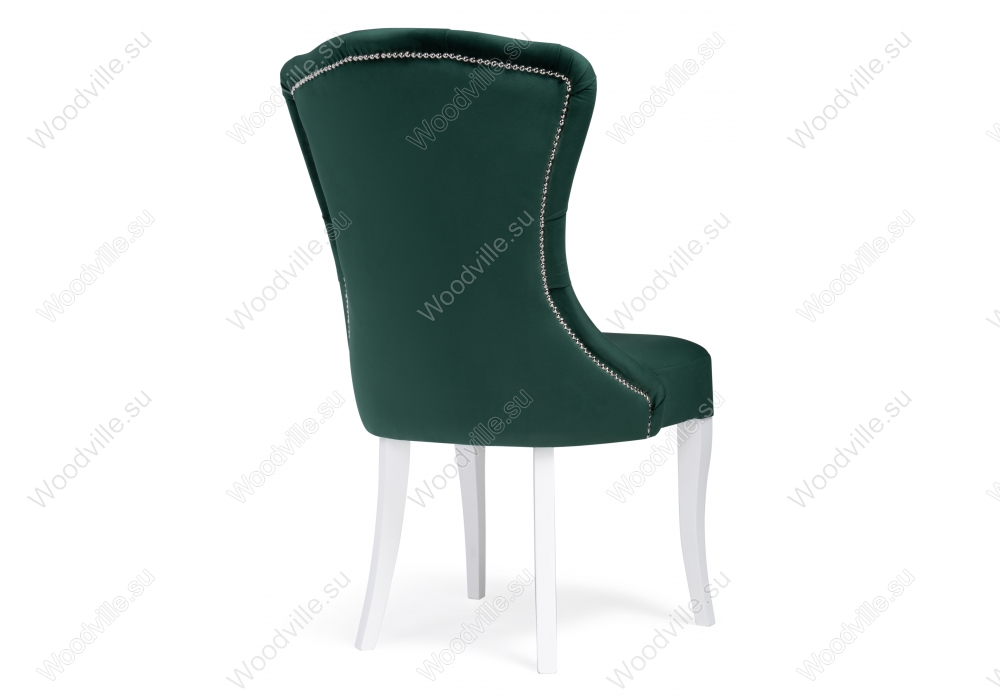 Деревянный стул Аморай зеленый / белый