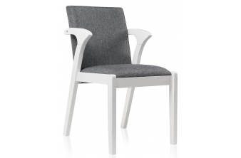 Деревянный стул Artis white / grey