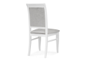 Деревянный стул Авелин серый велюр / белый