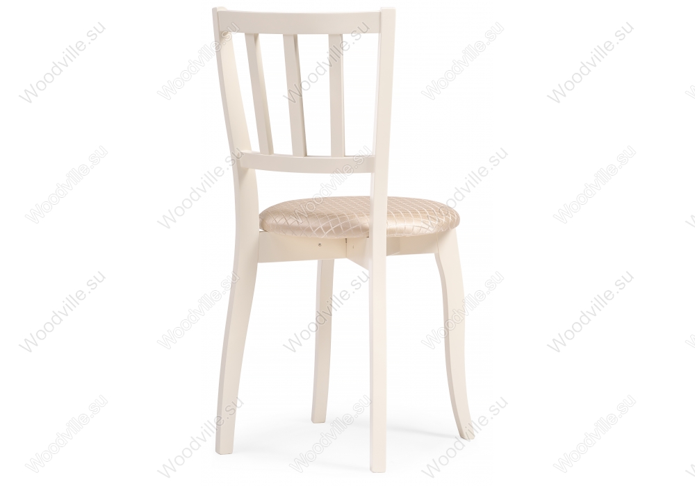 Деревянный стул Айра молочный / ромб