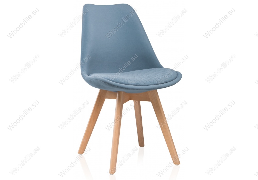 Деревянный стул Bonuss light blue