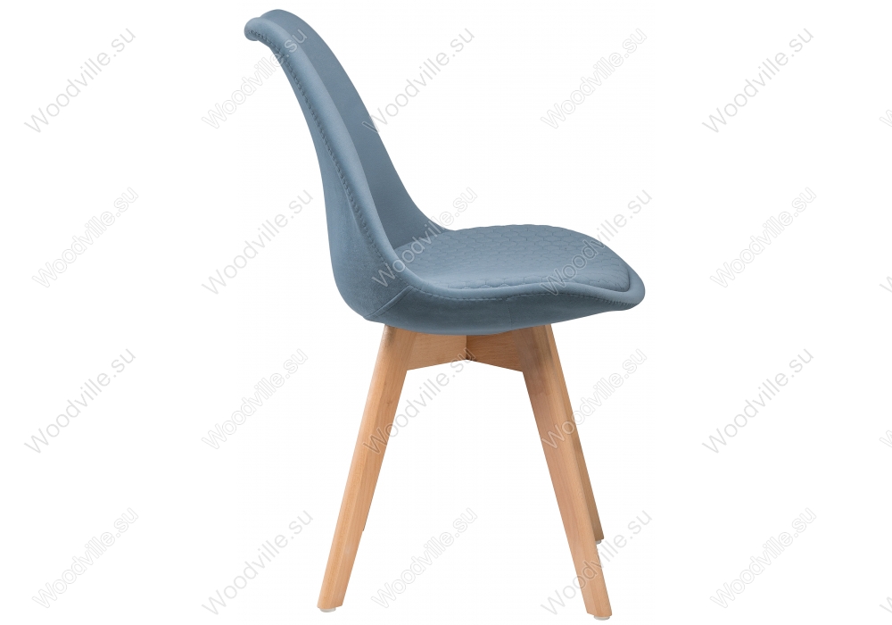 Деревянный стул Bonuss light blue