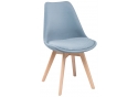 Деревянный стул Bonuss light blue / wood