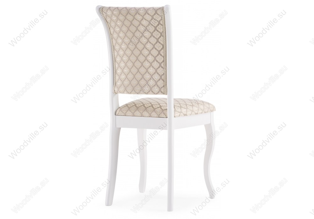 Деревянный стул Фабиано белый / бежевый