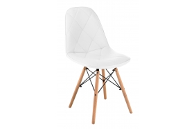 Деревянный стул Kvadro 1 white / wood