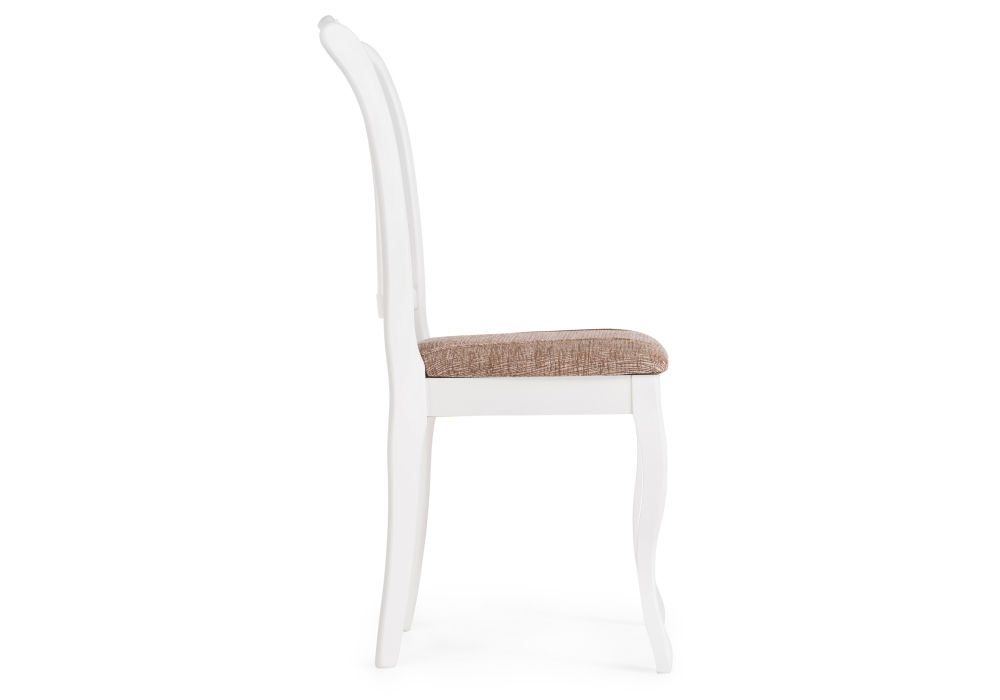 Деревянный стул Виньетта белый / лайн белый люкс