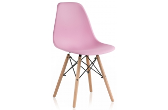Пластиковый стул Eames PC-015 light pink