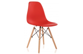 Пластиковый стул Eames PC-015 красный
