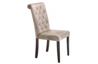 Стул Amelia dark walnut / fabric beige