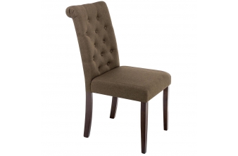 Стул Amelia dark walnut / fabric brown