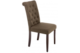 Стул Amelia dark walnut / fabric brown