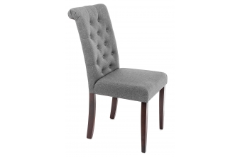 Стул Amelia dark walnut / fabric grey
