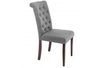 Стул Amelia dark walnut / fabric grey