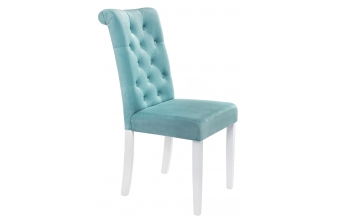 Стул Amelia white / fabric tiffany