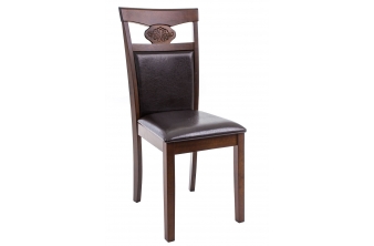 Стул деревянный Luiza dirty oak / dark brown