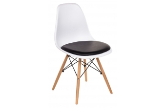 Стул Eames PC-011 белый / черный