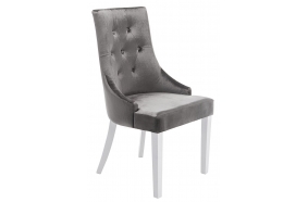 Стул Elegance white / fabric grey