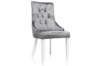 Стул Elegance white / fabric grey